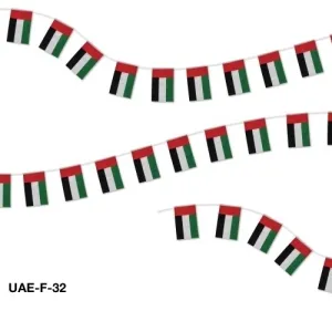 UAE National Day 32pcs String Flags